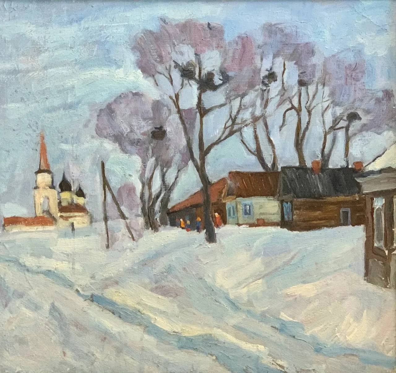 Зимний день — Смирнов Альфред Михайлович