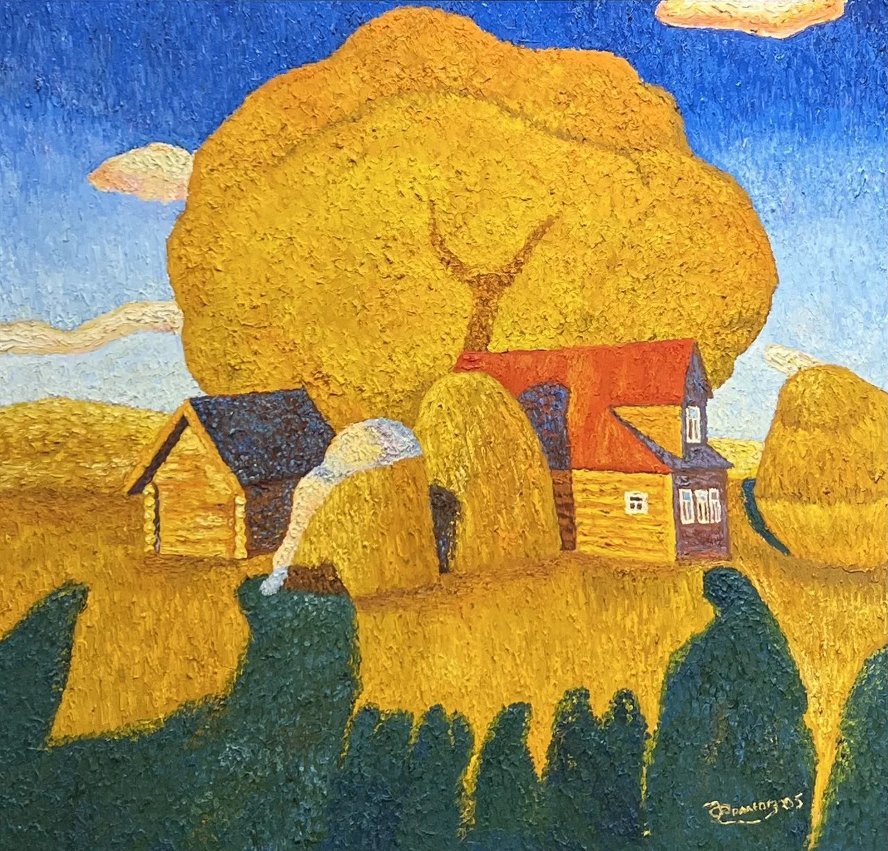 Фомюк Василий Дмитриевич, «Вечное дерево», холст, масло, 87 × 90,5 см