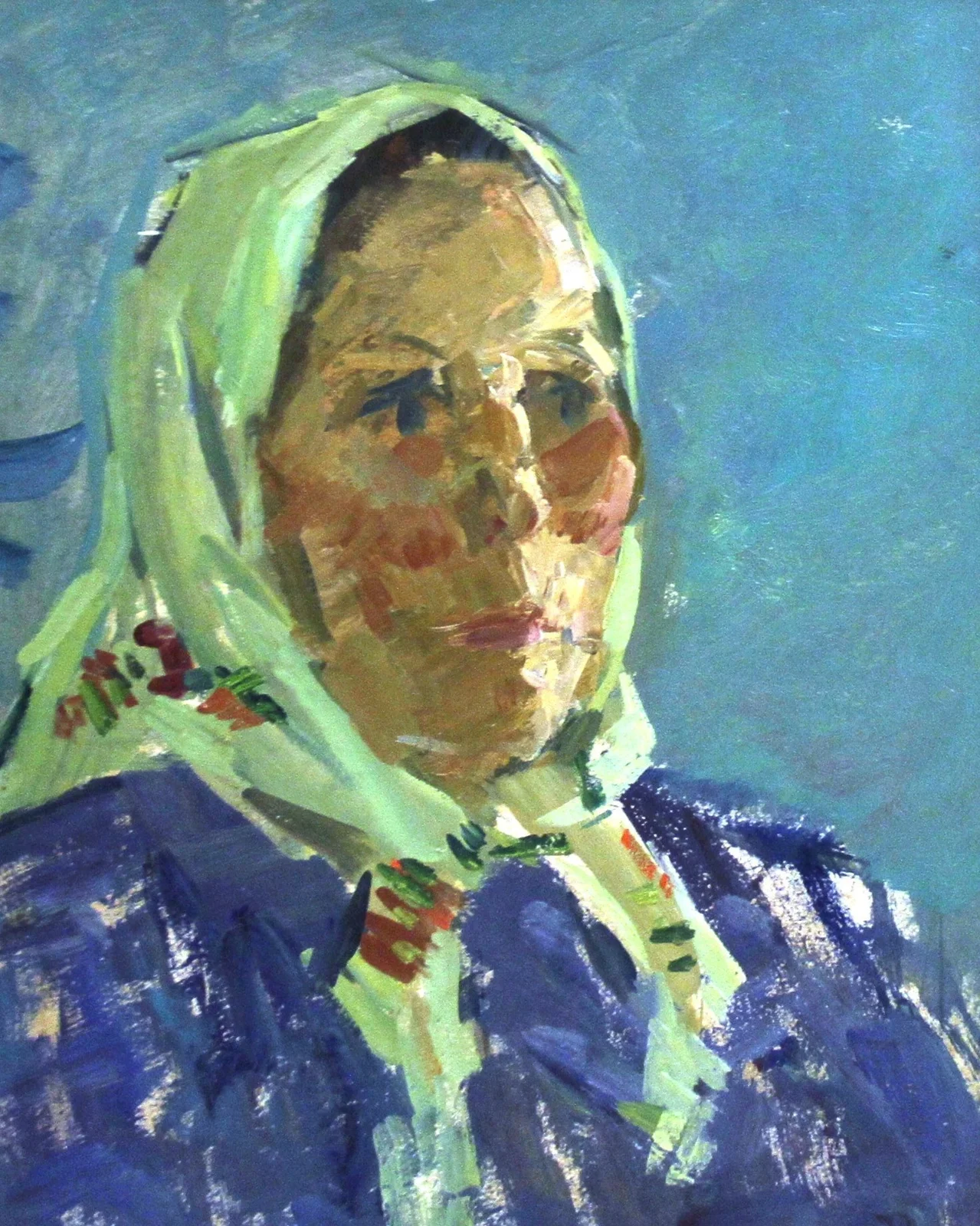 Сорокин Иван Васильевич, «Татьяна Болдина», картон, масло, 50 × 42 см