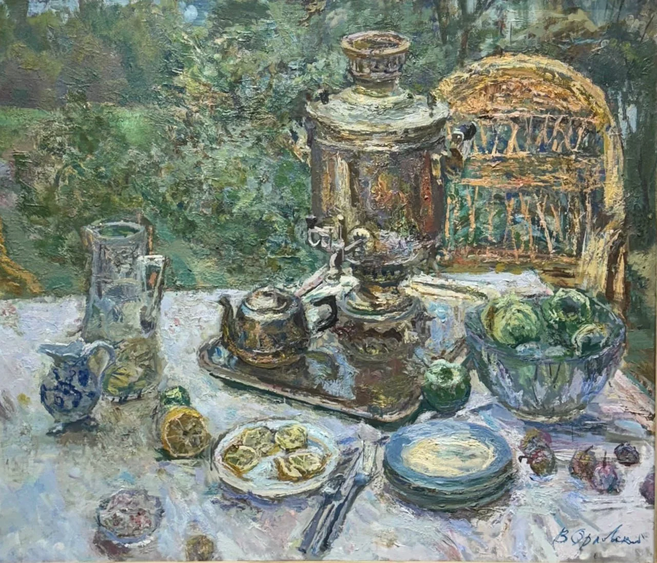 На белой скатерти — Орловский Виталий Абрамович