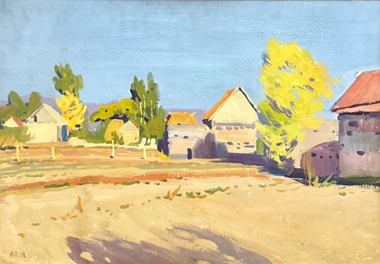 Папикян Альберт Степанович, «Ясный день», картон, масло, 52 × 74 см