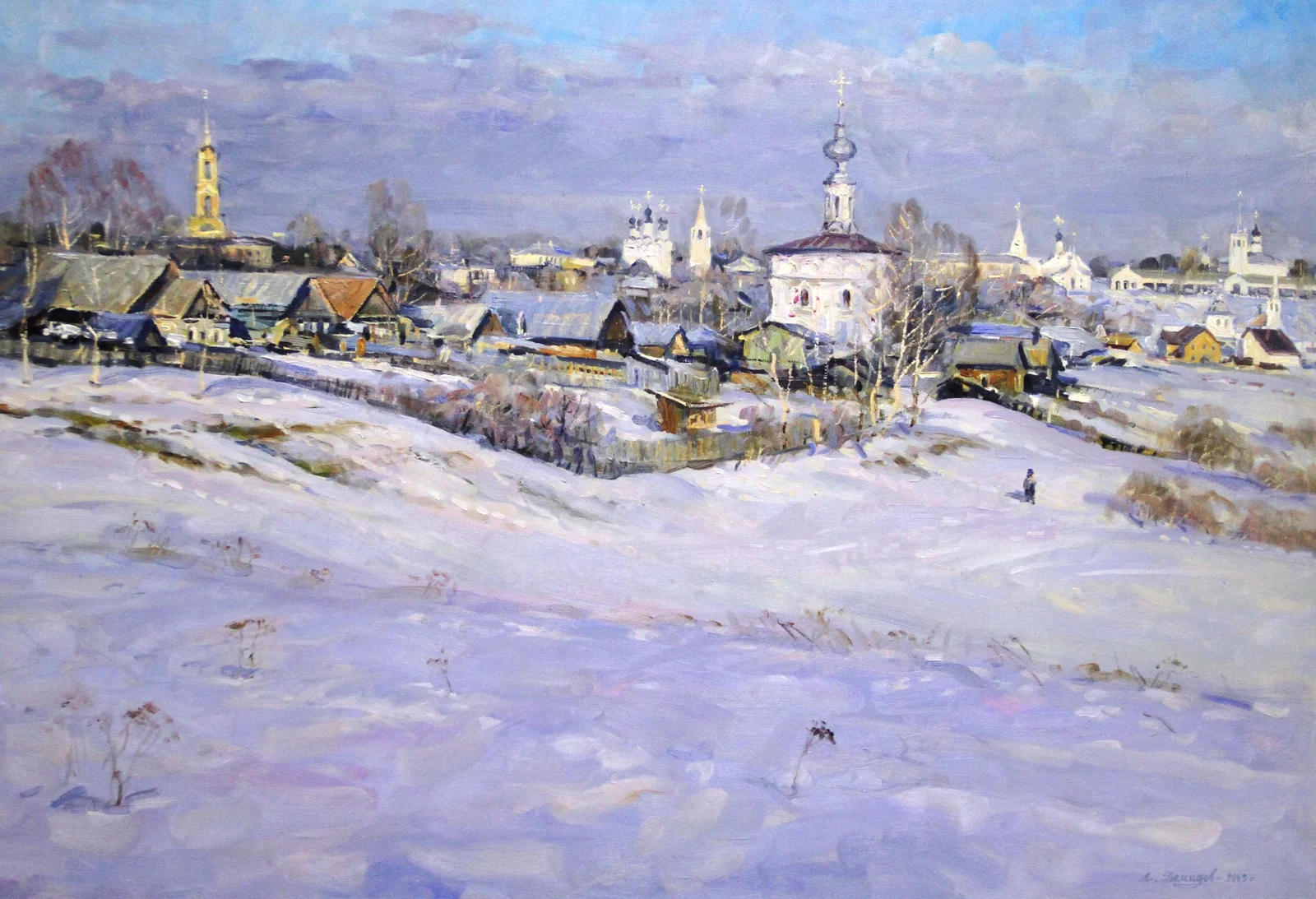 Демидов Александр Алексеевич, «Весна пришла», холст, масло, 70 × 100 см