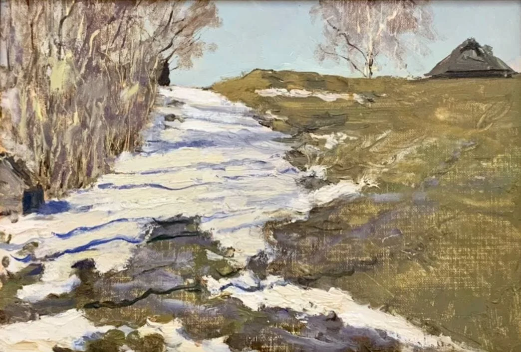Куприянов Михаил Васильевич, «Малеевка», холст, масло, 23 × 34 см