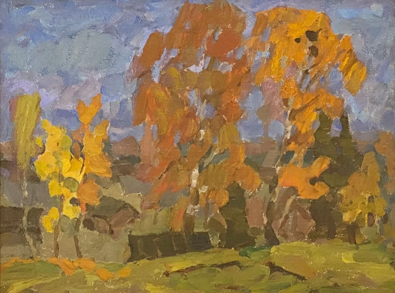 Мокров Николай Алексеевич, «Любимые мотивы», холст, масло, 50 × 65 см