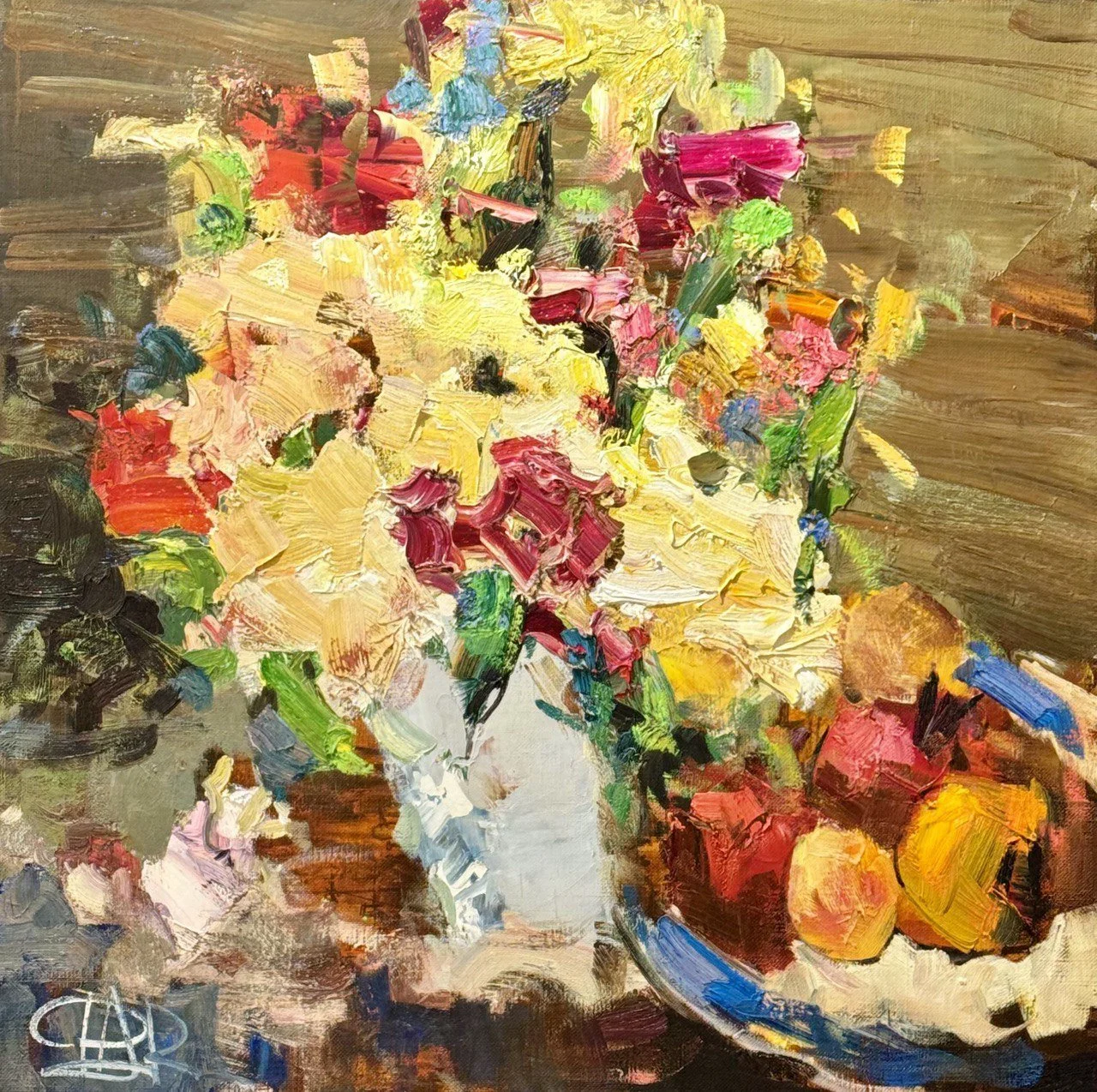 Фёдоров Александр Ревельевич, «Импрессия», холст, масло, 100 × 100 см