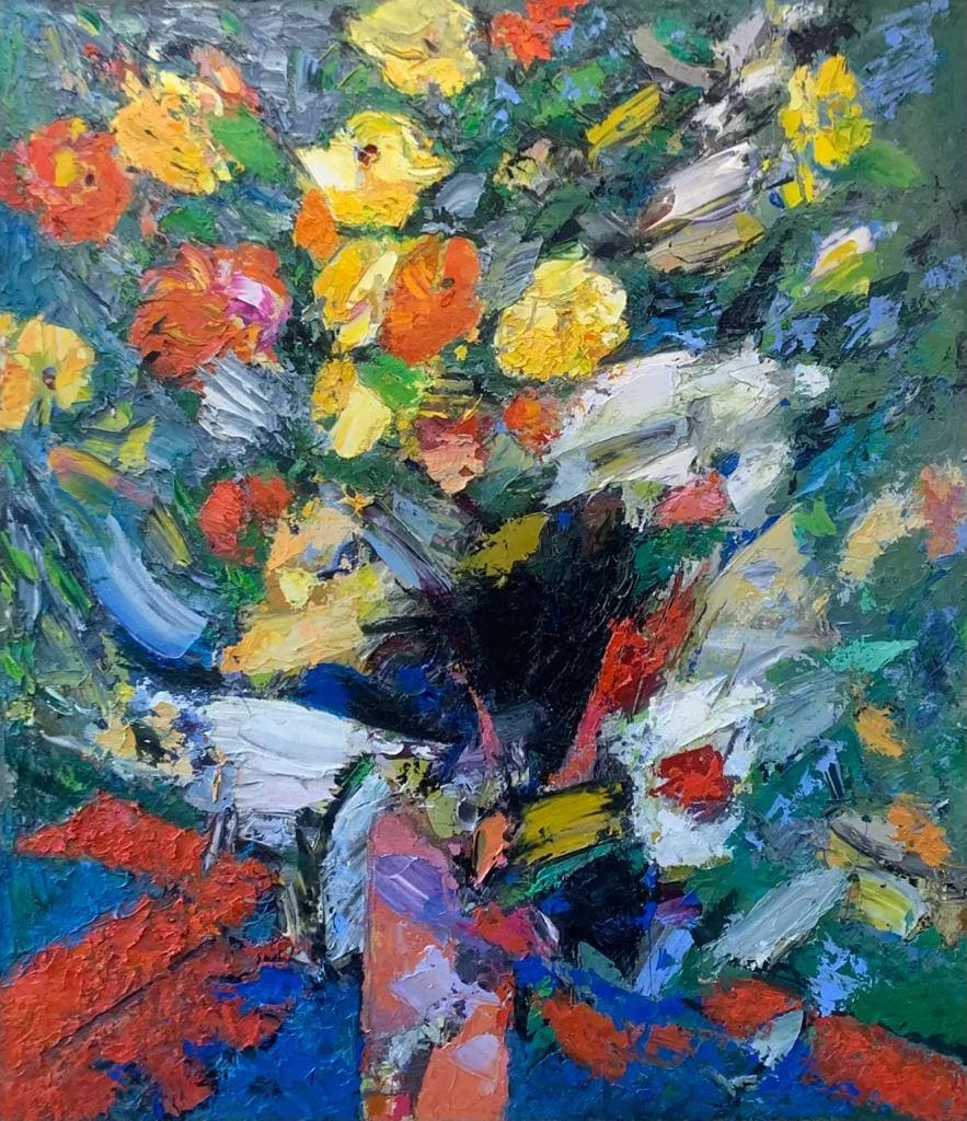 Фёдоров Ревель Фёдорович, «Лето на осень», холст, масло, 80 × 70 см