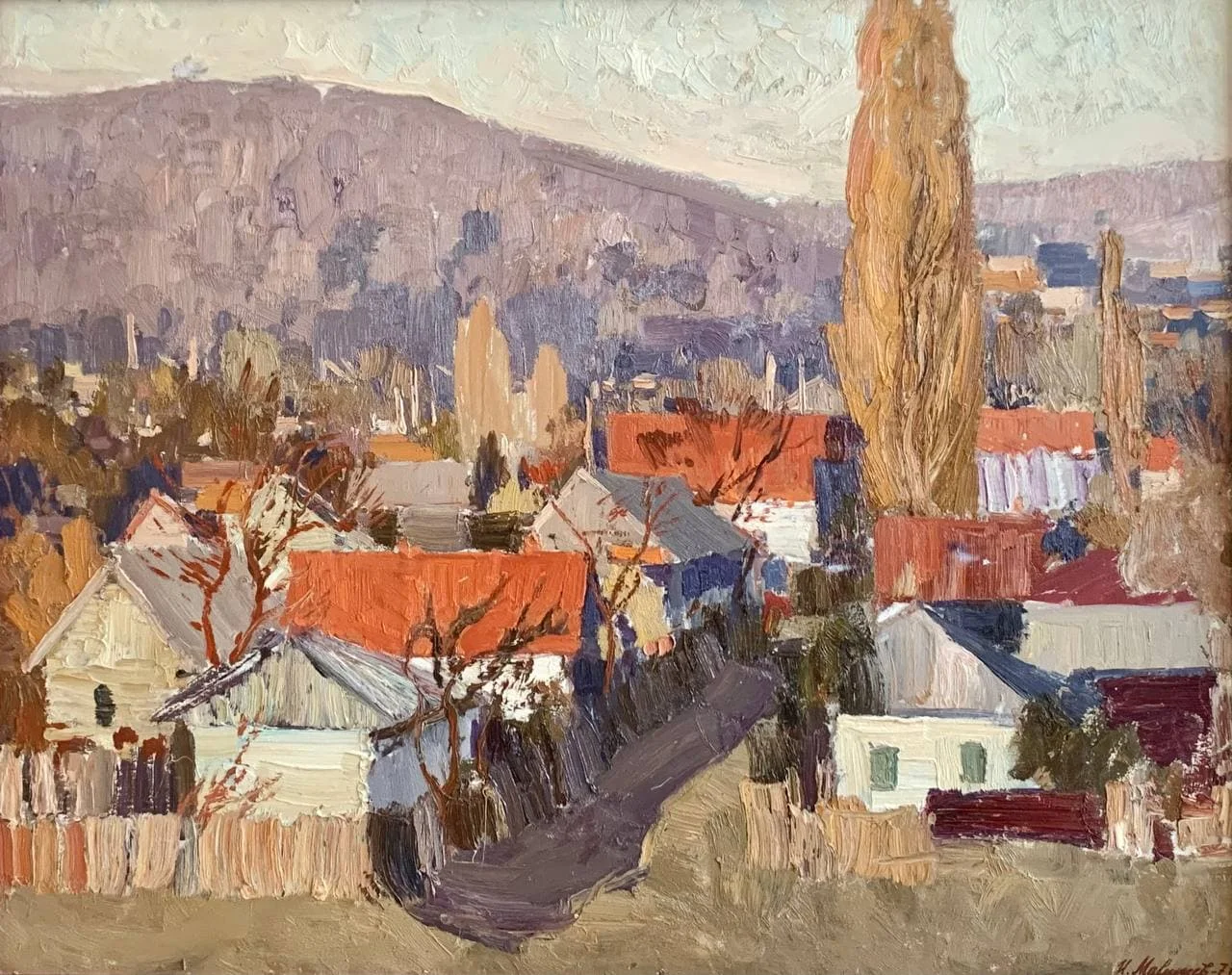 Осенние краски.Горячий ключ — Малышев Иван Кондратьевич