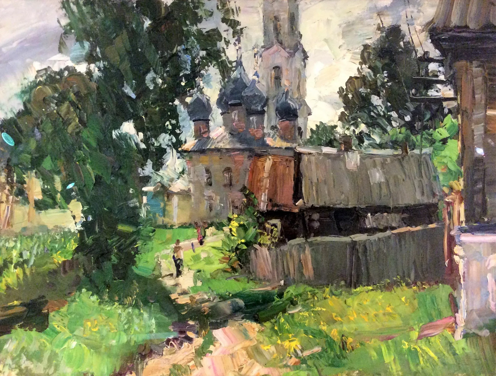 Пичугин Никита Валерьевич, «Юрьевец», холст, масло, 45 × 60 см