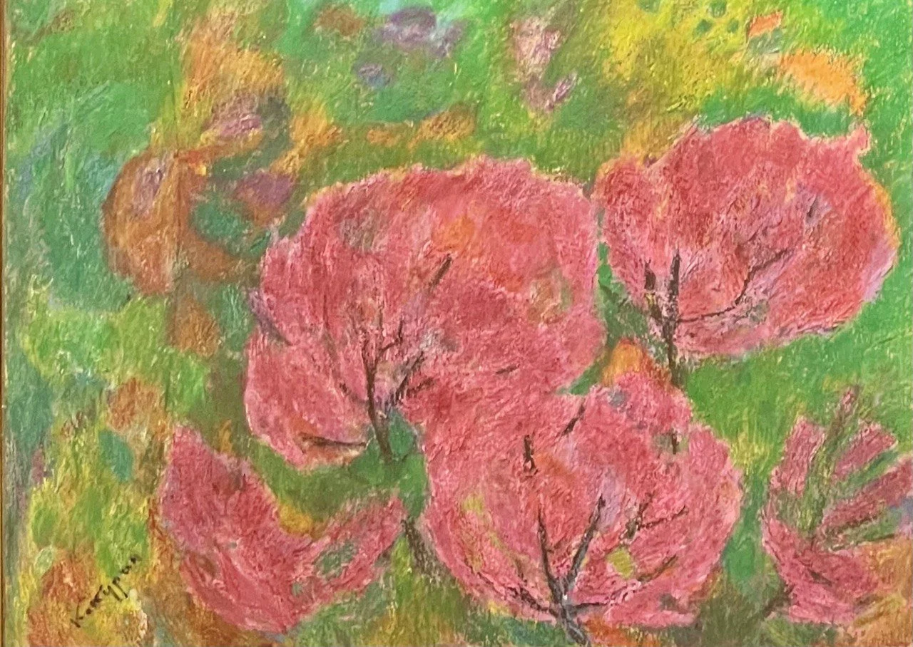 Кокурин Валерий Григорьевич, «Персик», картон, пастель, 60 × 80 см