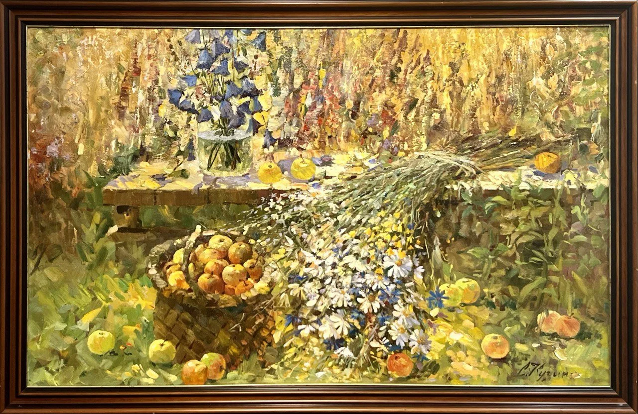 Кузин Сергей Семёнович, «Лето красное», холст, масло, 100 × 160 см — фото 2